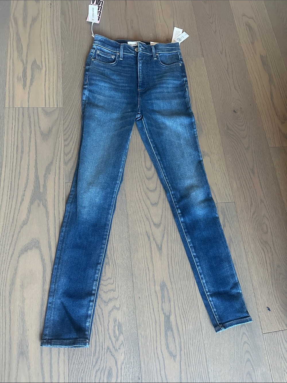 Denim Forum Blue Skinny Jeans for Women - Aritzia
